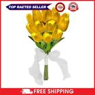 10led Tulip Night Lights Artificial Flowers Table Lamp Home Decor (white) Uk