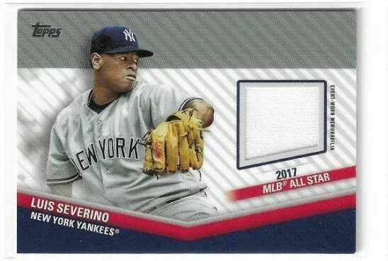 Luis Severino 2020 Topps Update All-Star Stiches Jersey Relic - Image 1 of 1