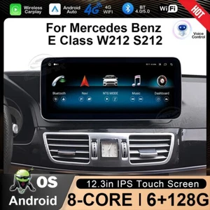 6+128G Android 14 Autoradio LTE 4G GPS Navi für MERCEDES-Benz E-S212/W212 NTG5.0 - Bild 1 von 17