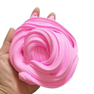 Pink Fluffy Slime Floam Putty Plasticine Stress Relief Plasticine Toy Gifts