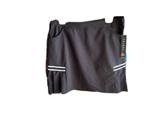 Tribal Sport Womens Black Skort Skirt XL Pull on  New with Tags UPF 50