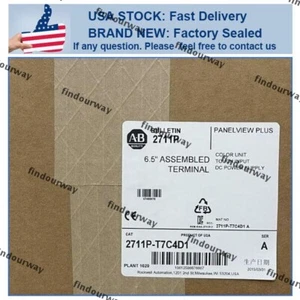 NEW PLC 2711P-T7C4D1 Ser A PanelView Plus 700 HMI, 7", 24VDC BRAND NEW US - Picture 1 of 3