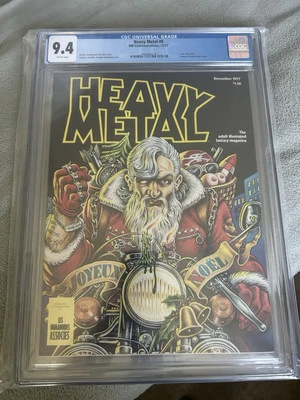 Heavy Metal Vol 1 #9 CGC 9.4 WP 1977 Moebius Art Vintage Magazine 🔥🔥🔥 - Image 1 of 3