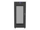 5901969430394 Installation cabinet rack 19 27U 600x800 black, perforated door lc