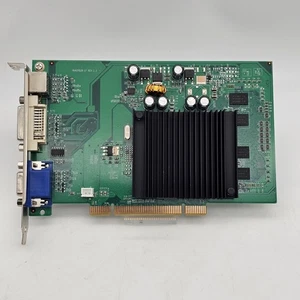 Retro NVIDIA GeForce 6200 512 MB DDR2 SDRAM PCI Video Card GPU 512-P1-N402-LR - Picture 1 of 4