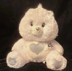 Vintage 25th Anniversary Tenderheart Bear Care Bear with Swarovski Crystal Eyes - Picture 1 of 14