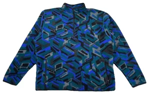 Vintage REI Geometric Thaw Fleece 1/2 Zip Pullover Men’s Large USA - Picture 1 of 7