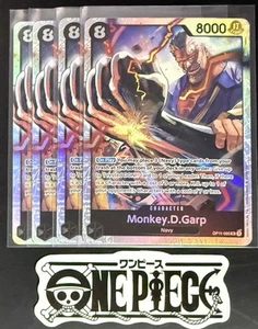 4x One Piece OP11-095 SR Monkey.D.Garp - English - Foil - Playset - TCG - NM/M - Picture 1 of 1