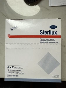 Mullschwamm 4 x 4 Zoll steril Box mit 25 von Hartmann USA Inc - Bild 1 von 5
