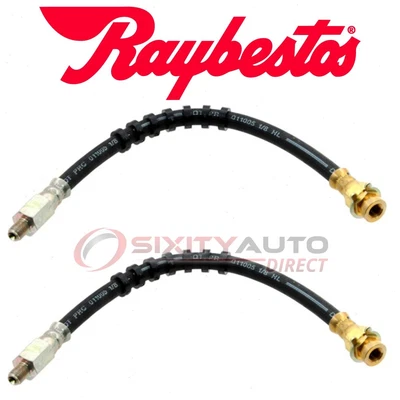2 pc Raybestos Front Brake Hydraulic Hose for 1967-1968 Mercury Commuter - mx - Image 1 of 4