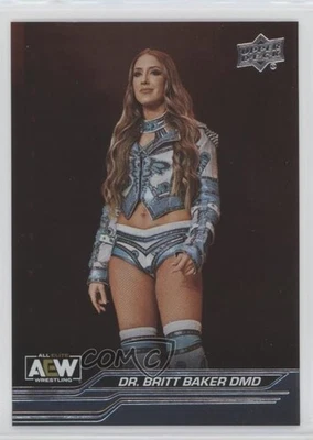 2024 Upper Deck AEW All Elite Wrestling Silver Foil Dr DMD Britt Baker #26 - Image 1 of 2