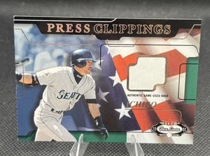 Fleer Box 2002 puntuación recortes de prensa reliquias Ichiro Suzuki patio - Imagen 1 de 2