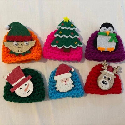 🎄 6 Christmas  Ferrero Rocher covers 🎄Santa,penguin tree snowman reindeer +1 - Image 1 of 4