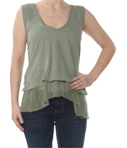 Free People Womens Peachy Distressed Tank Top - Picture 1 of 3