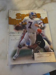 30 de diciembre de 1996 Sports Illustrated John Elway An Appreciation Denver Broncos - Imagen 1 de 8