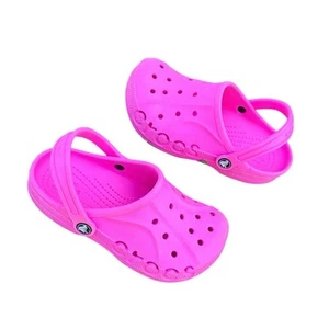Crocs Kinder Big Girl Baya Clogs Gr. J 3 rosa Sandalen - Bild 1 von 14