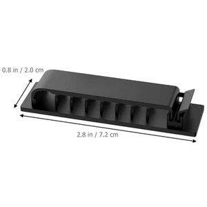 4 Pcs Kabelmanager Büro Reisen Akkordorganisator Klemmungsklemme Der Kleber - Photo 1/10
