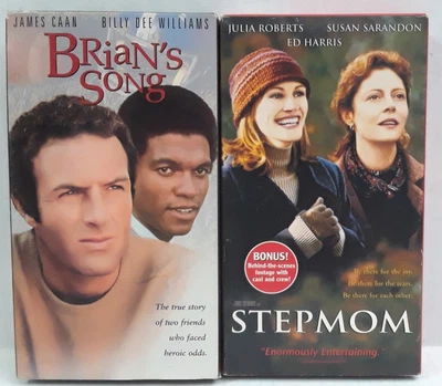 Lot of 2 VHS Tapes-BRIANS SONG - STEP MOM Foto 1 de 4