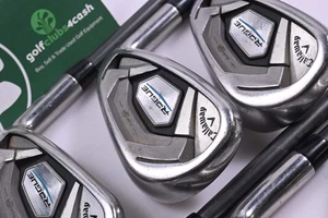Callaway Rogue Irons / 7-PW+GW+SW / Senior Flex Aldila Synergy 60 Shafts - Picture 1 of 7