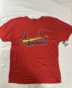 Majestic St. Louis Cardinals Men's T Shirt Size XL Red Logo MLB Goldschmidt #46 - Picture 1 of 5