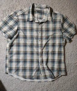 Eddie Bauer Men’s XL Plaid Short Sleeve Button Up Outdoor Casual Shirt - Picture 1 of 15
