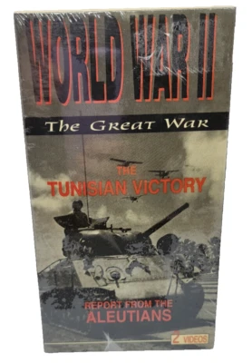 World War II The Great War - The Tunisian Victory (VHS/EP, 1994, 2-Tape Set) NEW - Image 1 of 4