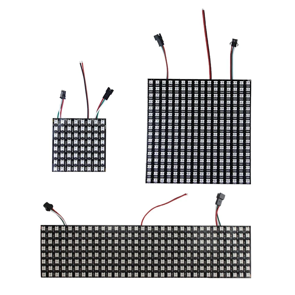 LED-Pixel-Matrix-Panel WS2812B 5050SMD Digitale RGB-Bild-Video-Textanzeige - Bild 1 von 1