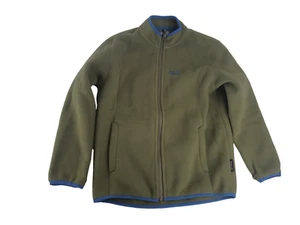 Jack Wolfskin Strickjacke Jacke Oberteil Langarmshirt Jungen Gr. 140 Braun - Bild 1 von 3