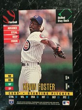 KEVIN FOSTER  Chicago Cubs  1995 DONRUSS TOP OF THE ORDER Card ODDBALL