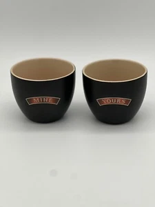 Baileys Original Irish Cream Mine Yours Dessert Cups Mugs Bowls Love Set of 2 - Picture 1 of 3