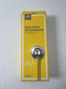 BRAND NEW Medline Dual Head Stethoscope Yellow Nurse Dr Paramedic Ems - Picture 1 of 3