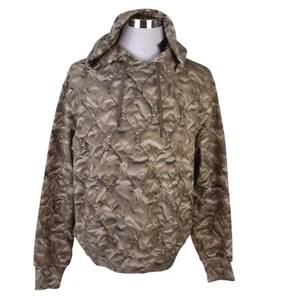 Suéter con Capucha Rag & Bone Para Hombres L Verde Ejército Foto Carrete Acolchado Estampado Algodón $275 - Imagen 1 de 9