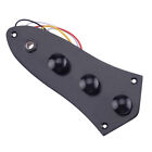 Black Control Plate Wired Fit For Fender Jazz Bass Guitar Replacement Parts