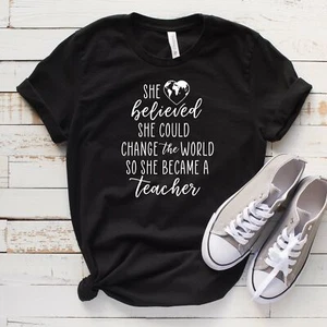 She Believed She Could Change the World T Shirt 02960 - Picture 1 of 3
