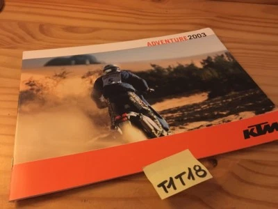 KTM 2003 Adventure 640 LC4 Nhc Enduro Moto Catálogo Folleto - Imagen 1 de 4