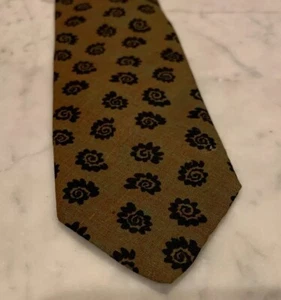 Vintage indische MADRAS Paisley schmale Herrenkrawatte Fucker Krawatten für Bloomingdales USA - Bild 1 von 9