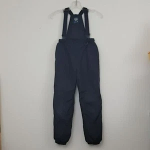 OshKosh B'gosh Black Snow Bib Overalls Kids (Slight Fading) 8 - Picture 1 of 16