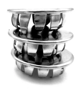 11/16" Hole Fit - Nickel Plated Steel Hole Plug Cap - Picture 1 of 12