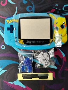 GBA Gameboy Advance Reshell Kit - UV Printed Shell, Buttons, Contact Pads, Lens - Picture 1 of 5