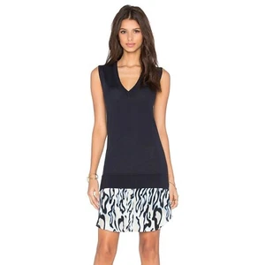Equipment Femme Womens Portia Abstract Cheetah Dress Size XS Wool Cashmere Blend - Picture 1 of 10