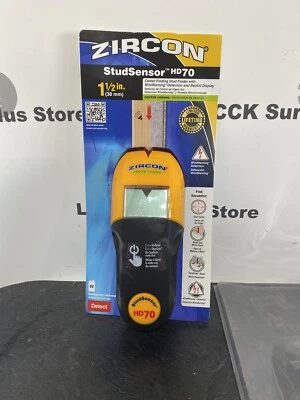 Zircon StudSensor HD70 Stud Finder, Center Stud Finder, 66229, Open Box NEW - Image 1 of 4