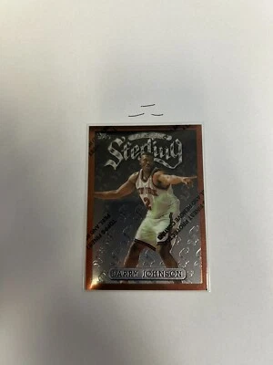 1997 Topps Finest Sterling Larry Johnson 231 With Peeling! - Image 1 of 2