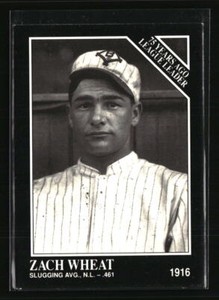 Zack Wheat 1991 Conlon Collection TSN #164 Baseball Card