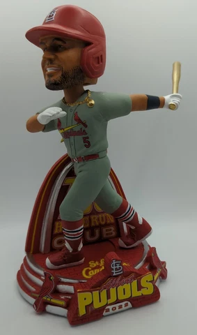 Albert Pujols St Louis Cardinals FOCO 700 Home Run Bobblehead NEW IN BOX Angels Cover