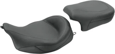 Mustang Blk Super Touring Solo Seat Extended Reach Harley Street Glide CVO 10-21 - Image 1 of 4