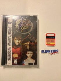 Panzer Dragoon Saga SEGA SATURN 1998 +Manual TESTED & WORKING RARE