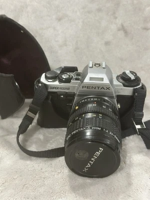 PENTAX Super PROGRAM 35mm Film Camera w SMC Pentax-A Zoom 1:4 24 ~50mm Lens Work - Image 1 of 4