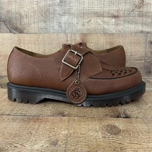 Dr. Doc Martens Ramsey Monk KLT Brown Leather Loafer Men’s Size 10 Casual New - Picture 1 of 12