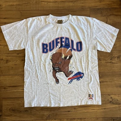 Camiseta De Colección Años 90 Buffalo Bills Breakthrough Gráfico 1993 NFL Fútbol Nuez moscada Foto 1 de 4