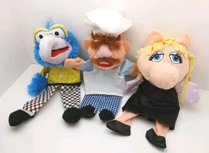 Rare Disney Muppets 13" Plush Toy Handpuppets: Miss Piggy, Swedish Chef, Gonzo  - Picture 1 of 24